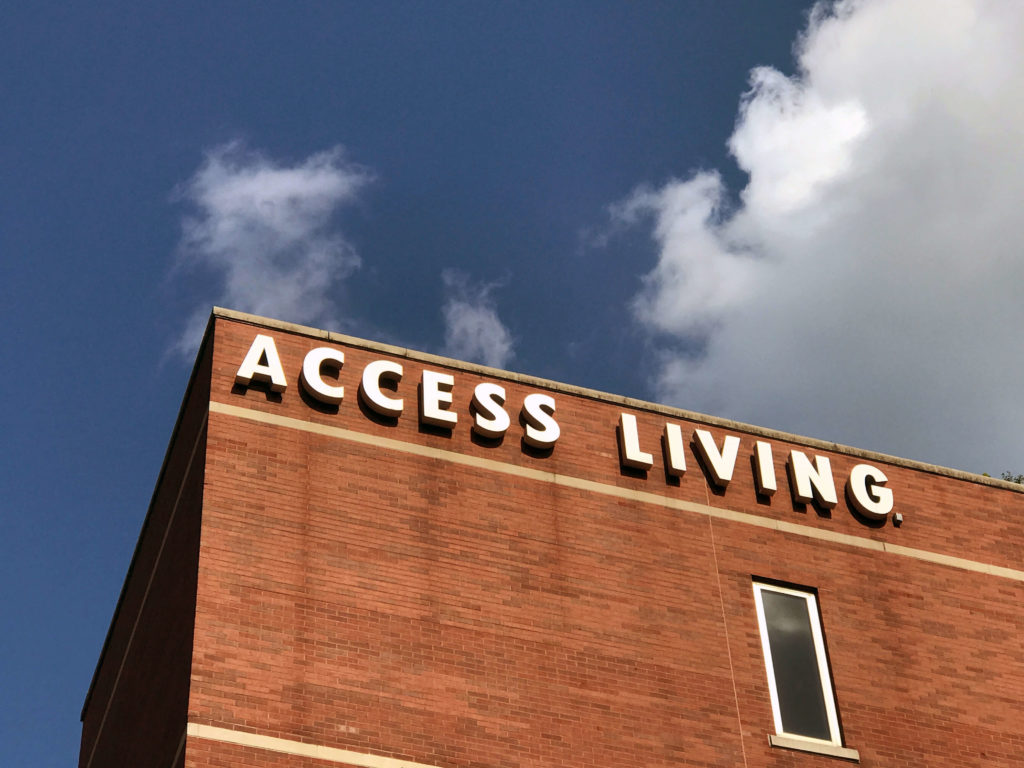 Exterior shot of Access Living's headquarters.