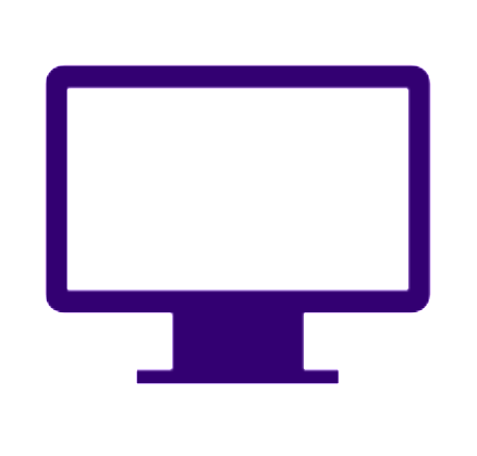Icon of a computer screen