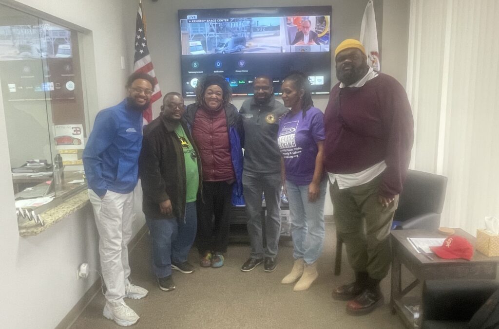 POP members after an In-District Meeting with State Representative Michael Crawford